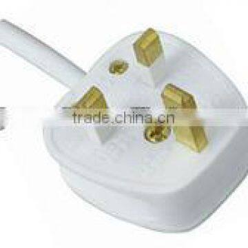 U.K.Power Cord BS Power cord with fuse BS plug with cable H05VV-F 3G