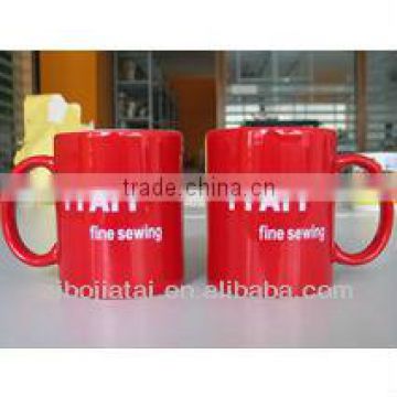 11oz Red Glazed Promotional Mug