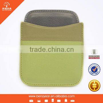 Atm Card Cover 2016 Factory Wholesale Leather Card Wallet for Gift from Guangzhou