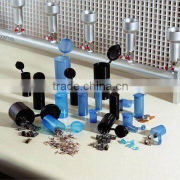 Hinge Top Containers, Natural Polypropylene Hinge Top Vials w/ Tamper Evident Seal
