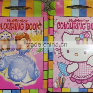 2016 new-model eco-friendly high quality custom coloring book printing