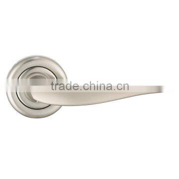 Modern aluminium door handle, door handle manufacturer, door handle with satin nickel