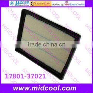 High quality air filter cabinfilter for 17801-37021 1780137021