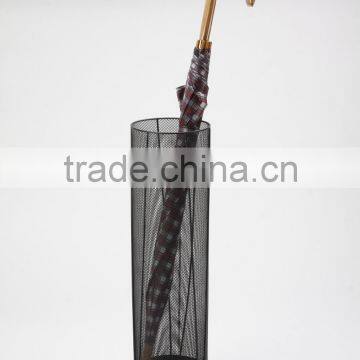 high quality power coated office metal mesh round umbrella holder