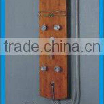 Bathroom bamboo massage shower panel L23