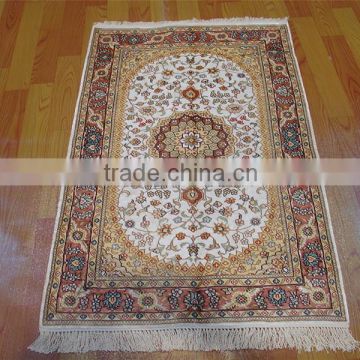 handmade silk mat silk rug persian silk carpet