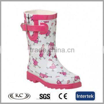 trendy wholesale white design waterproof galoshes