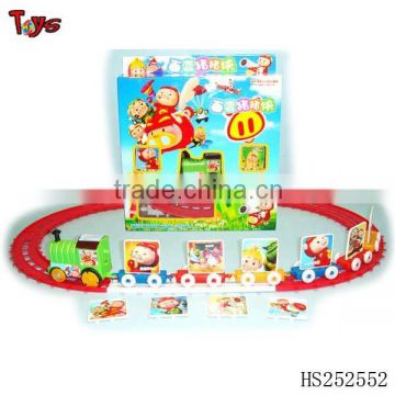 interactive cartoon assembly racing car assembly toys