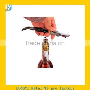 High quality custom logo cheap metal corkscrew wine bottle opener