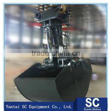 PC300 excavator bucket excavator hydraulic rotating grab clamshell