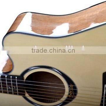 Good Quality Catalpa Acoustic Guitar With Fingerboard Inlay photo-3