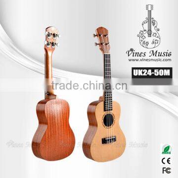 24 inch concert engraving ukulele china guitar deviser ukulele (UK24-50M)