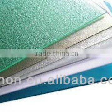 plastic polycarbonate embossed sheet / pc solid sheet best price in china