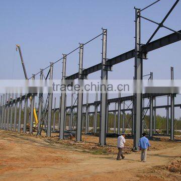 Ganry crane equipped mutiple span comercial shed factories