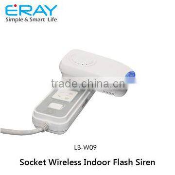 Wireless Smart Plug 110 db Indoor Siren with Flashing Light LB-W09