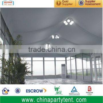 Luxury tent wedding party tent with glass walls