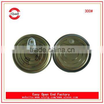 300#72.9mm Tinplate Easy Open End for Canned Meat Packaging photo-2
