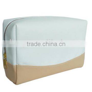 2016 New Coming Wholesale Custom pu Leather Polyester Vanity Bag Cosmetic Bag for Promotion,polyester for Main Body photo-3