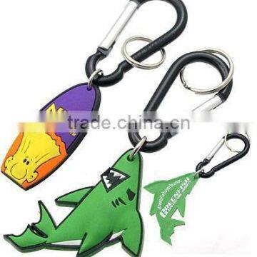 soft PVC key chain, shark key chain, rubber key chain