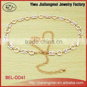 High Quality Metal Chain Belt, Gold Belly Chain, Women Waist Belts Chain