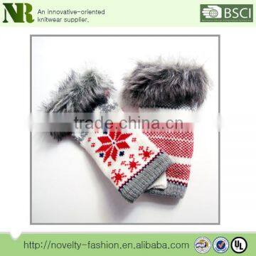 wholesale lovely warm soft girl's gloves comfortable to wear