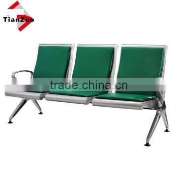 Tianzuo 3-seater vinyl hospital waiting seat