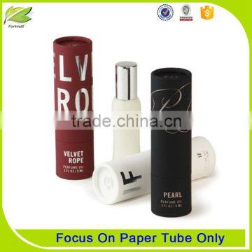 Attractive cylinder wrapping paper tubes for perfume