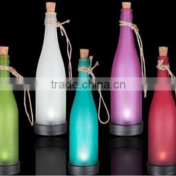 High quality LED solar bottle light / outdoor solar hanging light / garden beer bottle lamp