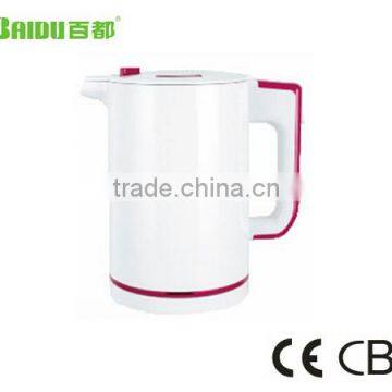 Chinese Manufacture Small Household Appliance 1.5L Cordless Removable Lid Stainless Steel Electric Kettle photo-3