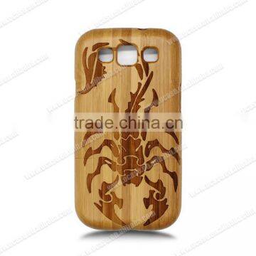 Wood Carving Design Mobie Phone Back Cover for Samsung S3