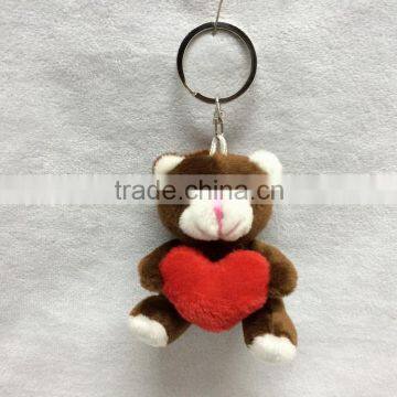 2016 Hot sell plush keyring toy