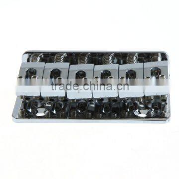 Guitar Parts 65mm Chrome 6 Strings Saddle Hardtail Bridge Top Load photo-3