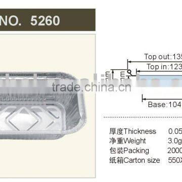 Alumunim foil container
