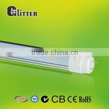 SAA,CB,TUV LED tube T8 60cm, >100lm/W and 180 degrees Rotary lockable end cap