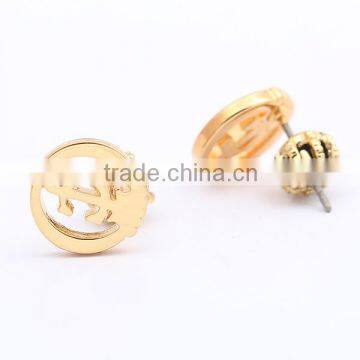 Round Shape High Quality Alloy Best Selling Medicated Earrings(Studs) photo-3
