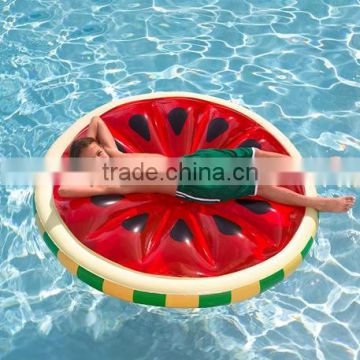 New ! watermelon slice inflatable island pool float