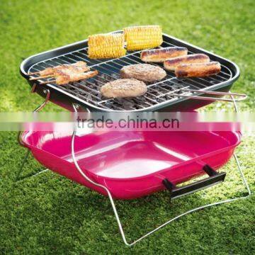 KEYO small cheap promotional portable BBQ grill 14 inch hamburger grill