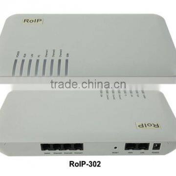 2016 RoIP302, for voice communication between voip,radio and gsm network. with 3 PTT ports