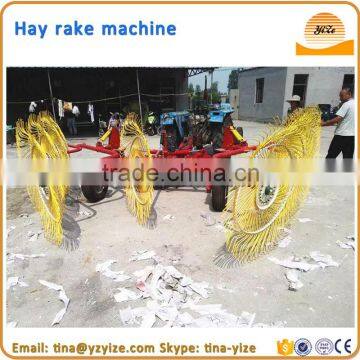 China hay rake factory tractor root rake hay rake parts to the tractor used