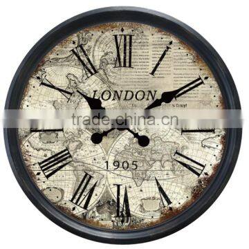 20'' Antique home decor plastic decorate wall clock
