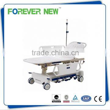 YXZ-E Manual Patient Transfer Stretcher Trolley with pole