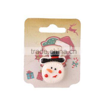 christmas acrylic snowman pin badge