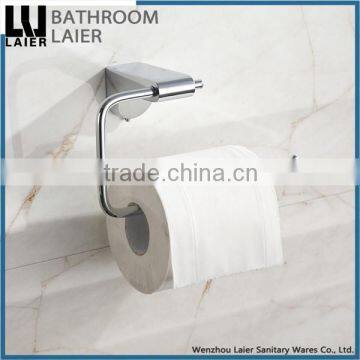 EconomicaEconomical European Style Covered Zinc Alloy Chrome Finishing Bathroom Sanitary Items Wall Mounted Toilet Paper Holder photo-2