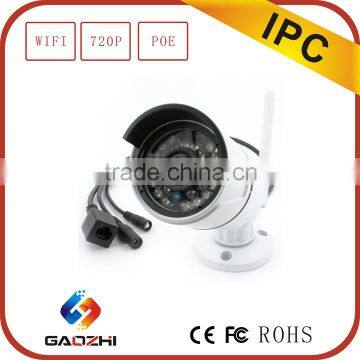 720p outdoor wifi ip camera with audio