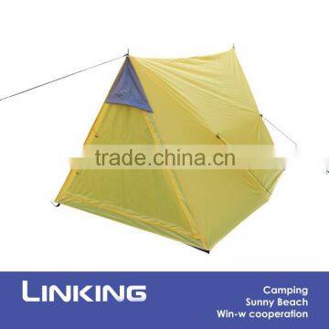 double layers folding triangle image tent