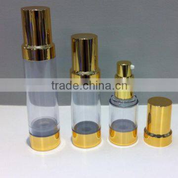 AS airless bottle vacuum cosmetic bottle with pump empty airless bottle