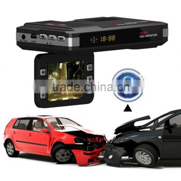 Anti Radar Detector Interface Camera Car VGR-B 3 In 1 Anti Voice with Dash Cam Full HD DVR Recorder