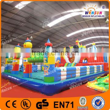 EN14960 ECO friendly 0.55mm PVC tarpaulin giant city park