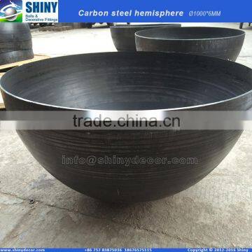 1000mm unpolished carbon steel hemisphere