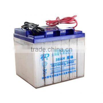 12v 38Ah battery solar battery